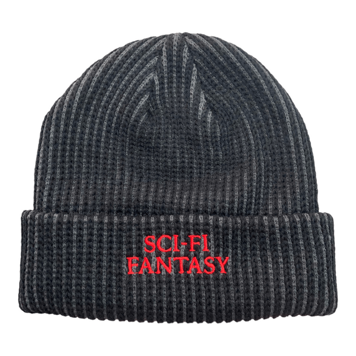 Sci-Fi Fantasy | Logo Beanie - Black/Gray