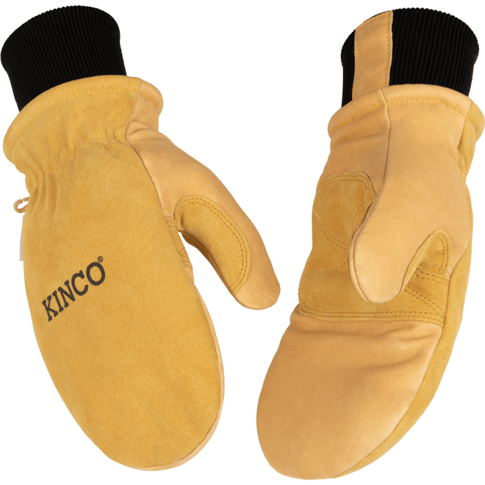 Kinco 901T Lined Heavy Duty Premium Grain Pigskin Mittens – THIS