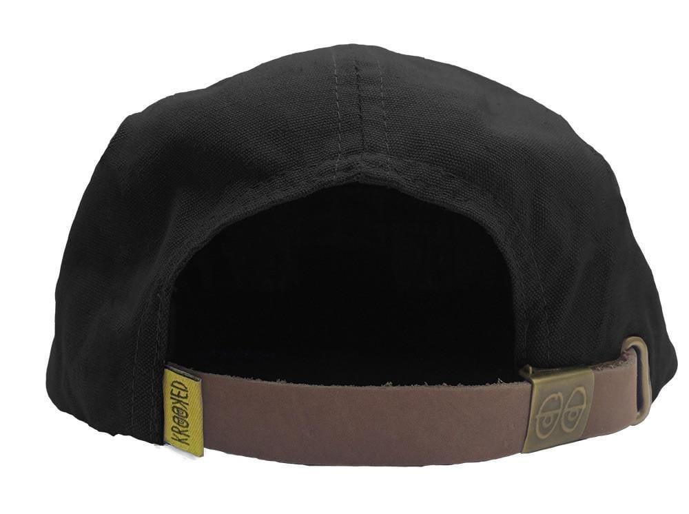 Krooked | Shmolo 6 Panel Unstructured Hat - Black