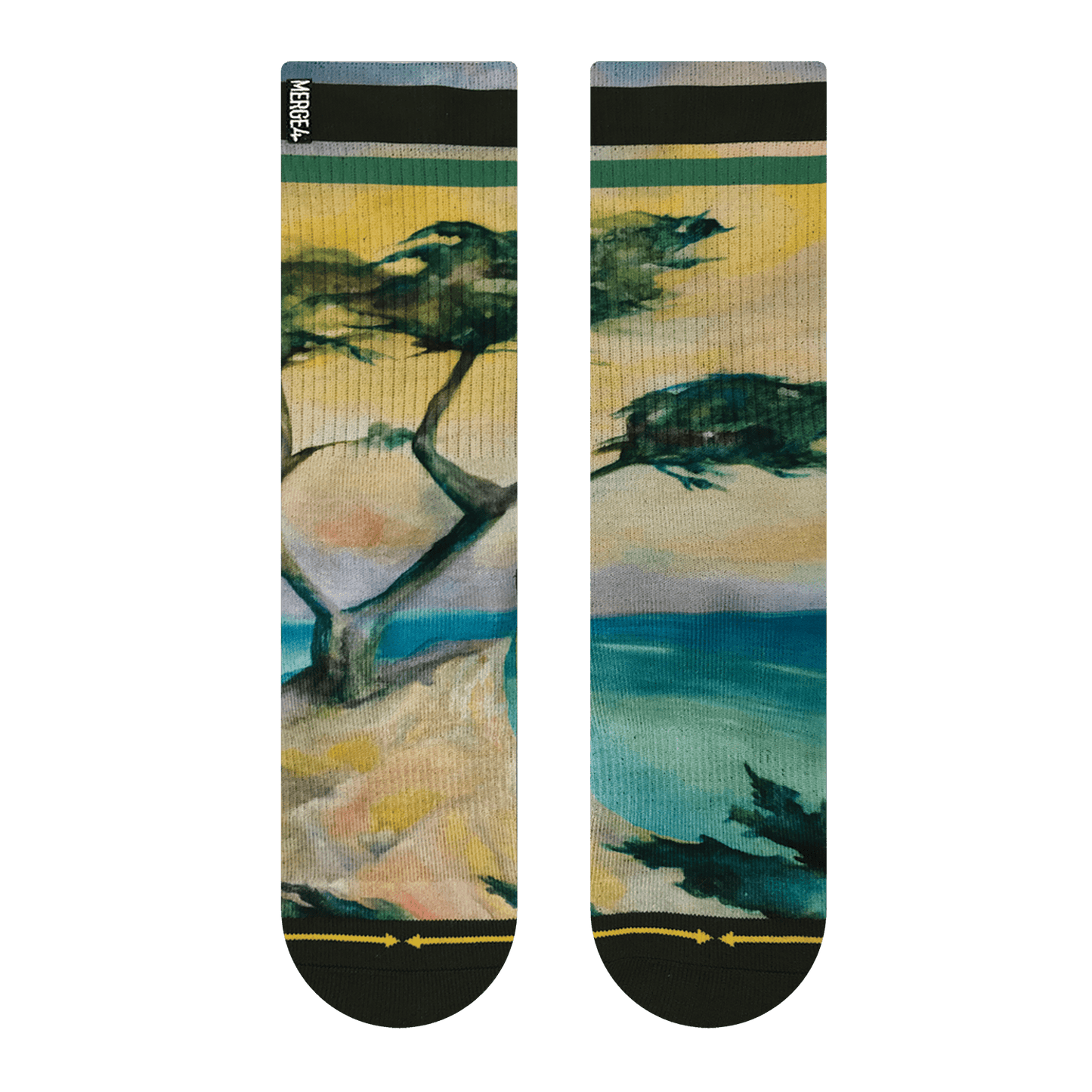 MERGE4 | Maia Negre Cypress Socks (Medium)