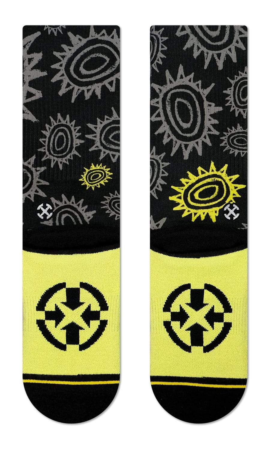 MERGE4 | New Deal Sun Pattern Socks - Large