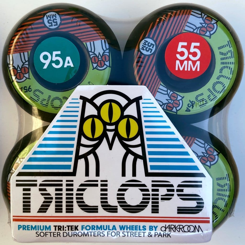 Triclops Wheels | 55mm/95a - Night Riders Conical