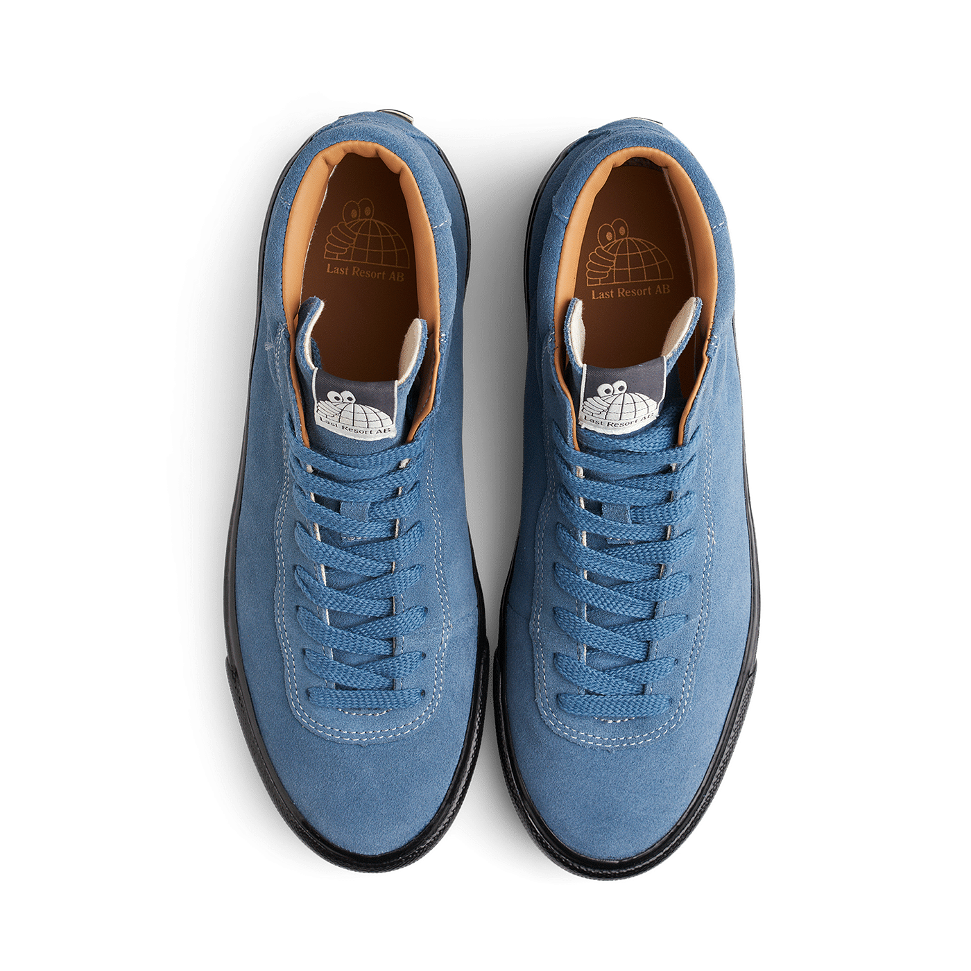 Last Resort AB | VM001 Suede Hi - Dusty Blue/Black