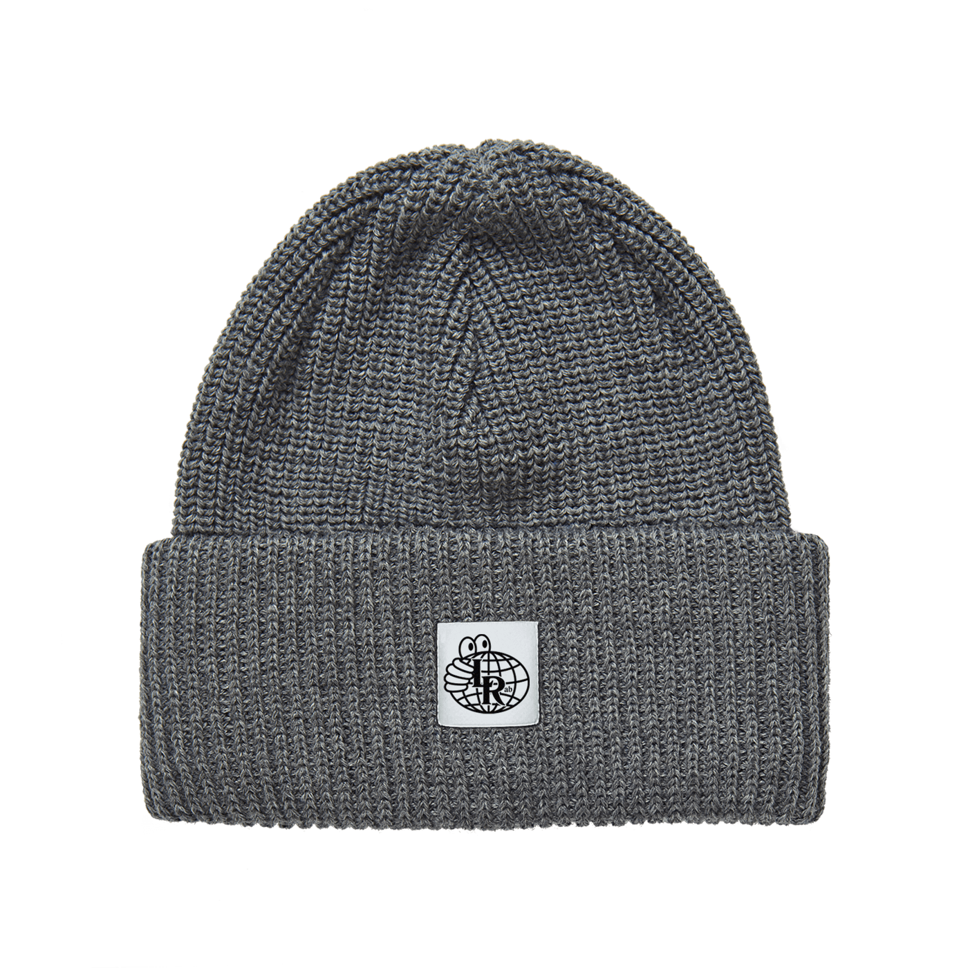 Last Resort AB | Double Fold Merino Beanie - Heather Grey