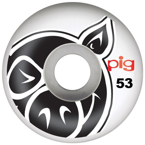 Pig Wheels | 53mm/101a Proline Shape - White