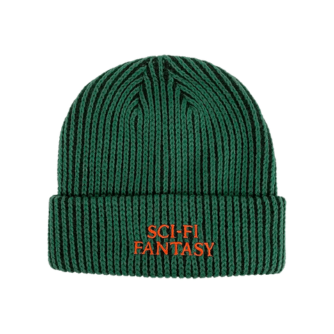 Sci-Fi Fantasy | Logo Beanie - Green/Black