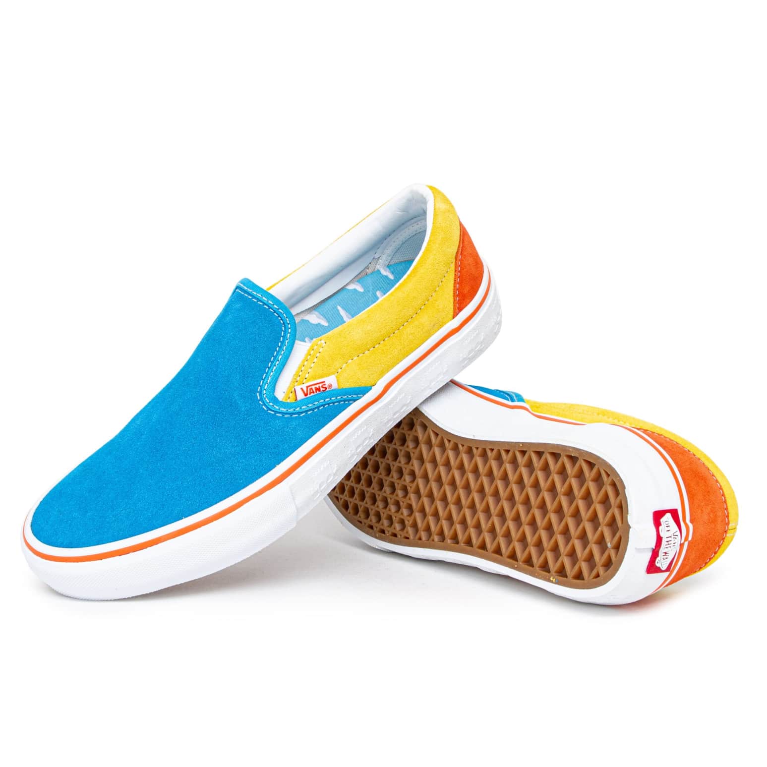 Vans Slip-On Pro Simpsons Bart Blue/Yellow/Orange – THIS Skateshop