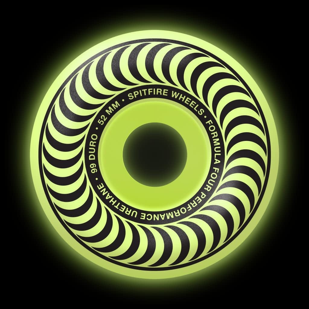 Spitfire | 54mm/99a Forumula Four - Glow In The Dark Classic