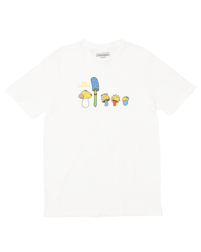 Psockadelic | The Shrooms Shirt - White