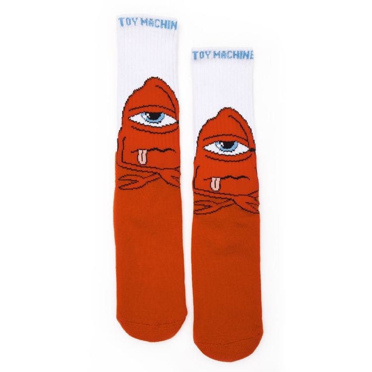 Toy Machine | Bored Sect Socks - White