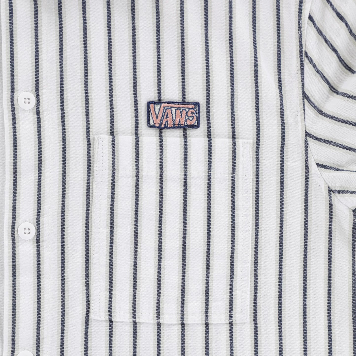 Vans | Seasonal Color Woven Short Sleeve | White/Ballad Blue