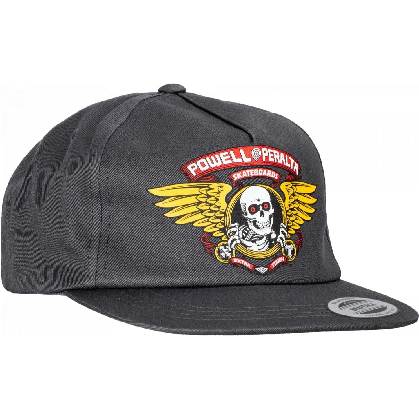 Powell Peralta | Winged Ripper Snap Back Hat - Charcoal