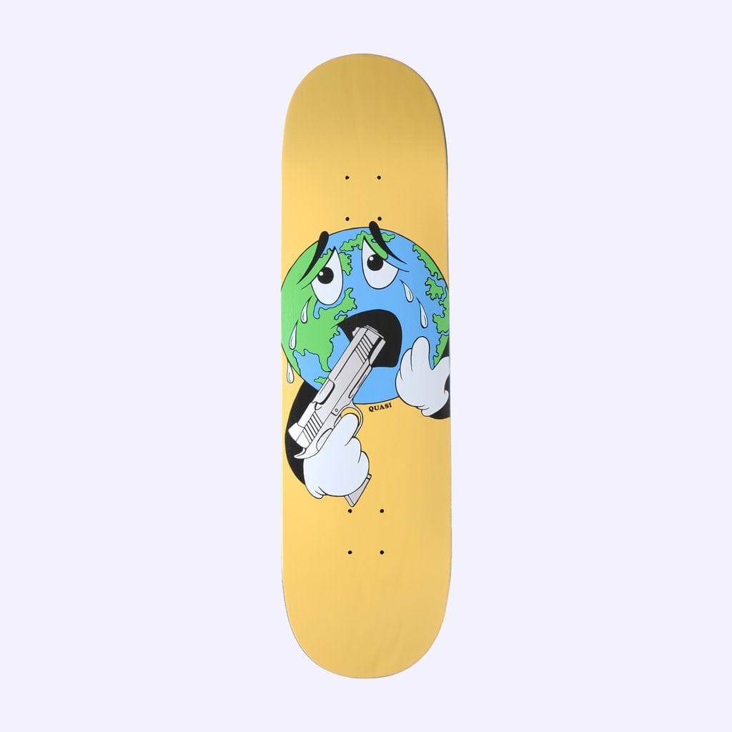 Quasi | 8.625” "World" 2 Deck – Yellow