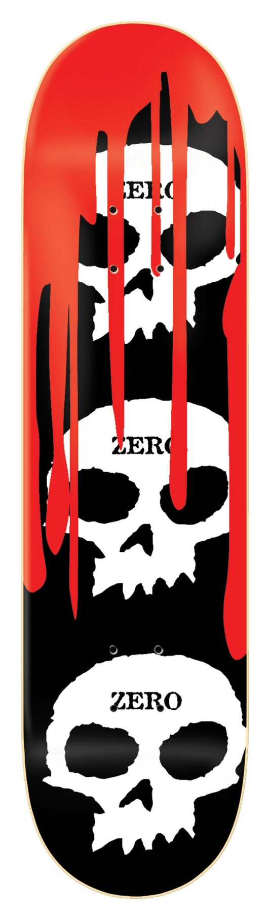 Zero | 8.0" 3 Skull Blood Logo Skateboard Deck
