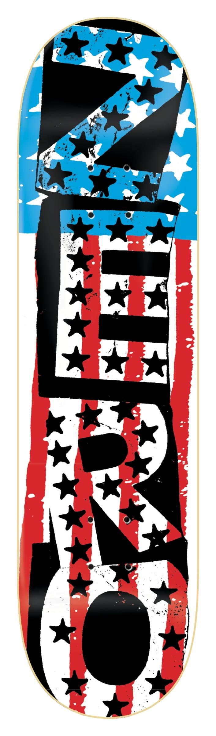 Zero | 8.5" American Punk Logo Skateboard Deck