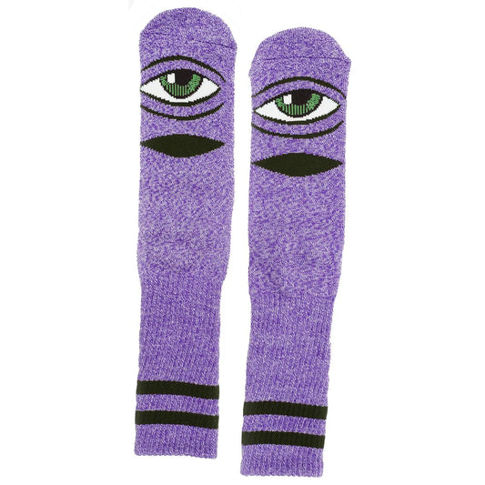 Toy Machine | Sect Eye Heather Socks - Purple