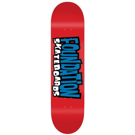 Foundation | 8.0" From The 90's Team Logo Skateboard Deck