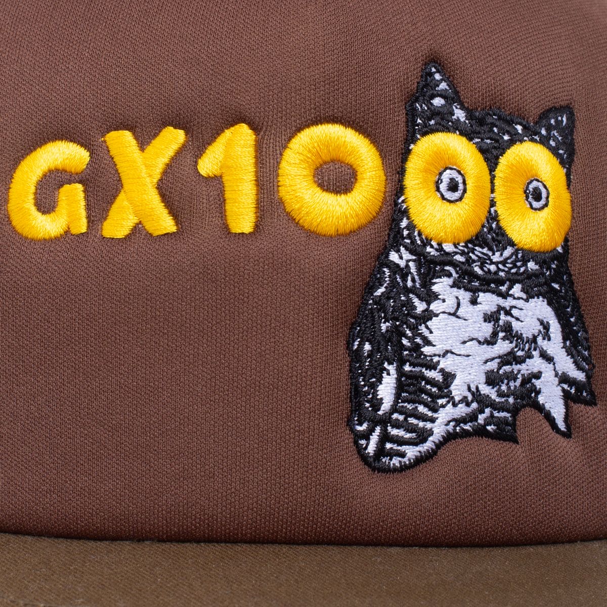 GX1000 | Owl Trucker Hat - Brown/Green