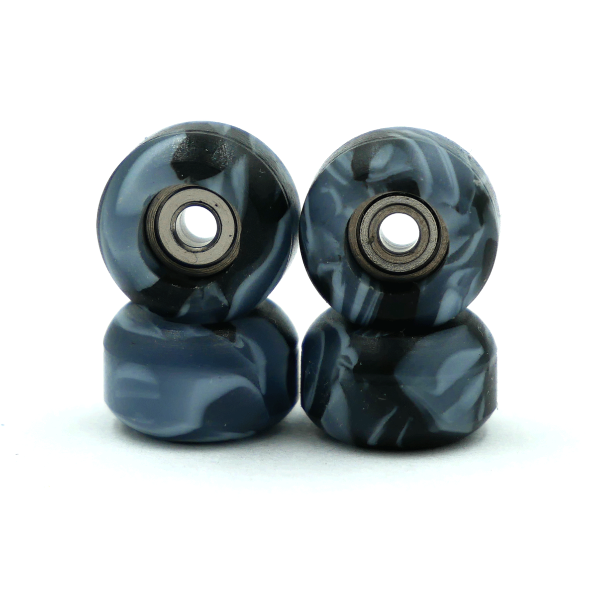 Slushcult | 100D Standard Shape Fingerboard Wheels  - Swirl Black