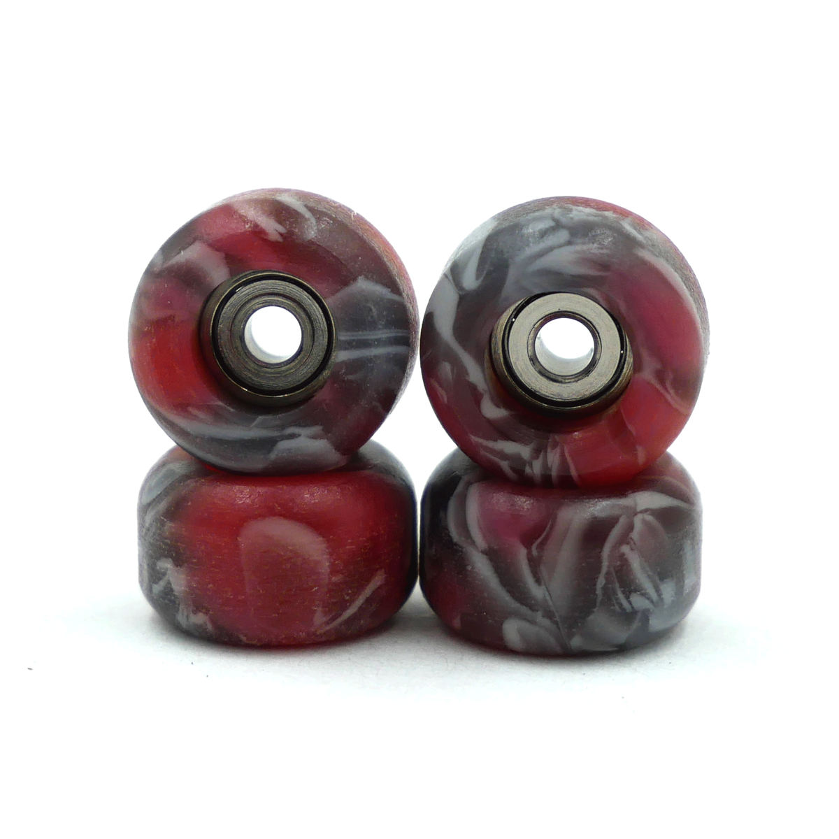 Slushcult | 100D Standard Shape Fingerboard Wheels  - Swirl Red