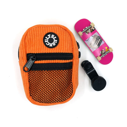 Slushcult | Mini Sidebag - Orange Corduroy