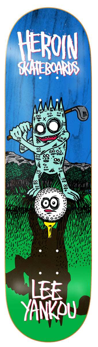 Heroin | 8.25" Yankou Golf Imp Skateboard Deck (Assorted Wood Colors)