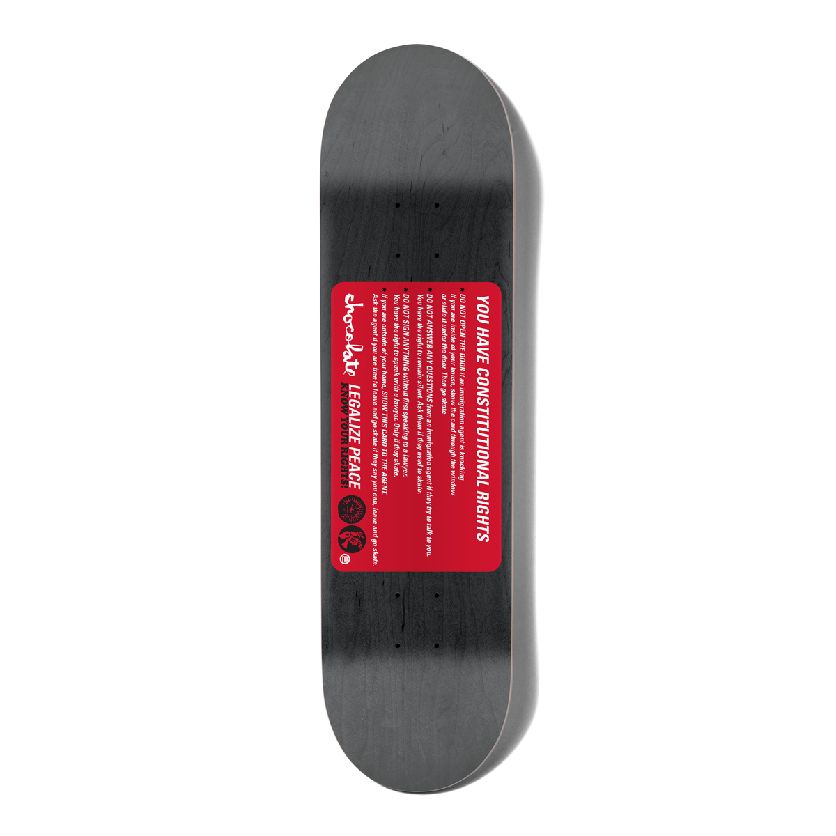 Chocolate | 8.4" Perez Know Your Rights Deck
