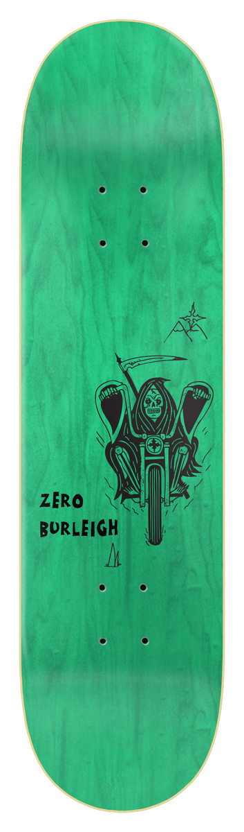 Zero | 8.5" Heavy Slime Brandon Burleigh Skateboard Deck