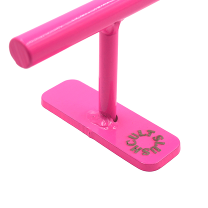Slushcult | Flat Bar Fingerboard Rail - Pink