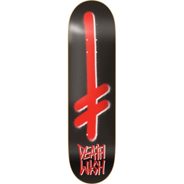 Deathwish | 8.25" Gang Logo Black/Red Deck