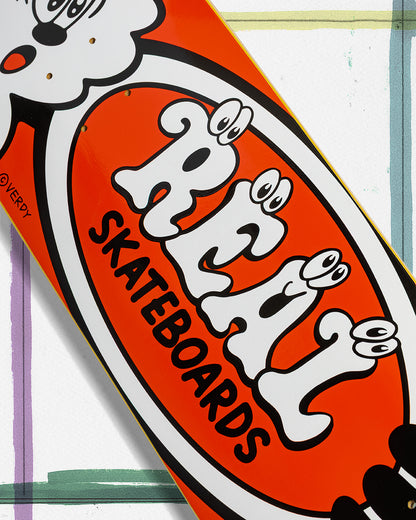 Real | 8.38" Verdy Oval Skateshop Day Skateboard Deck