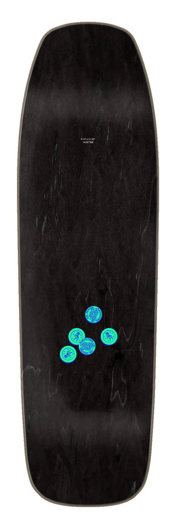 Santa Cruz | 9.14" Delfino Pinball Shaped Deck