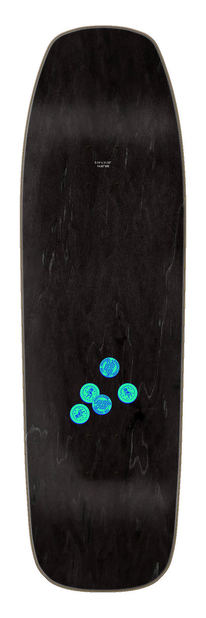 Santa Cruz | 9.14" Delfino Pinball Shaped Deck