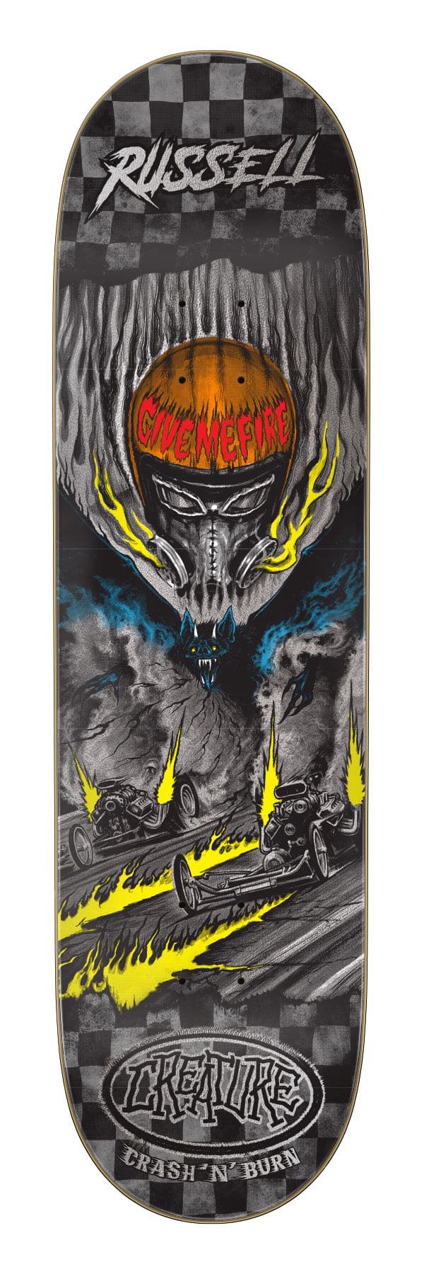 Creature | 8.5" Russell Crash And Burn Deck