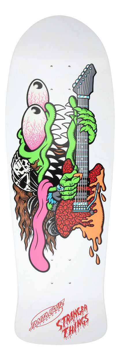 Santa Cruz | 10.1" Stranger Things Meek Slasher Eddie Reveal Deck (GLOW IN THE DARK)