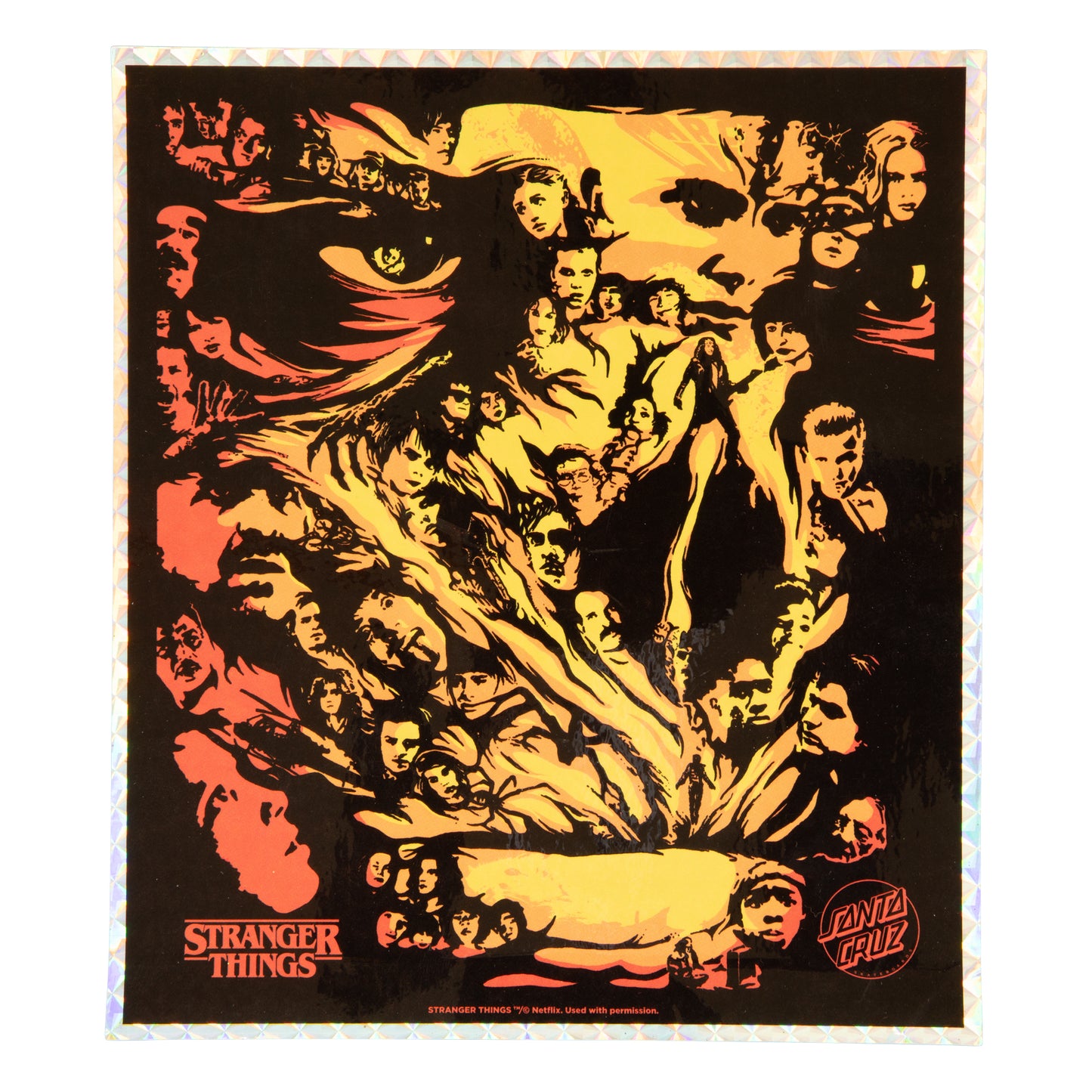 Santa Cruz | 8.5" Stranger Things Season 5 Deck (GLOW IN THE DARK)