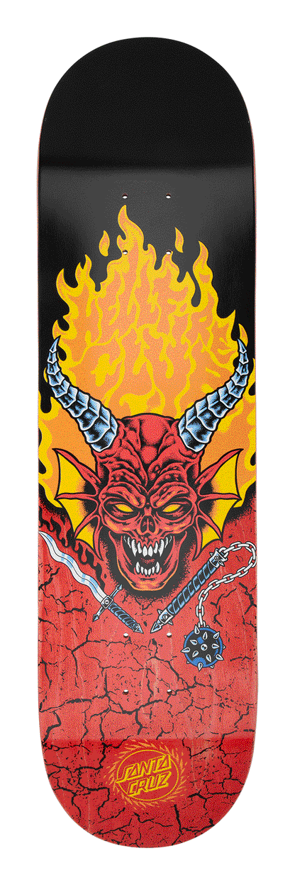 Santa Cruz | 8.25" Stranger Things Hellfire Club Deck (GLOW IN THE DARK)