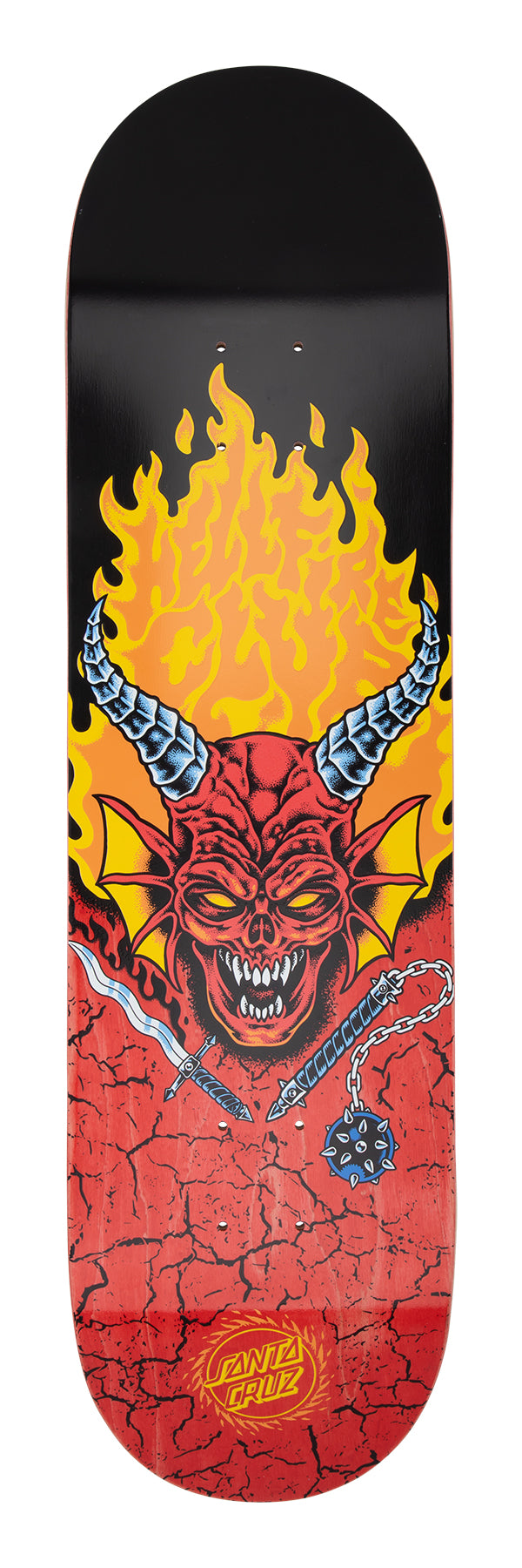 Santa Cruz | 8.25" Stranger Things Hellfire Club Deck (GLOW IN THE DARK)
