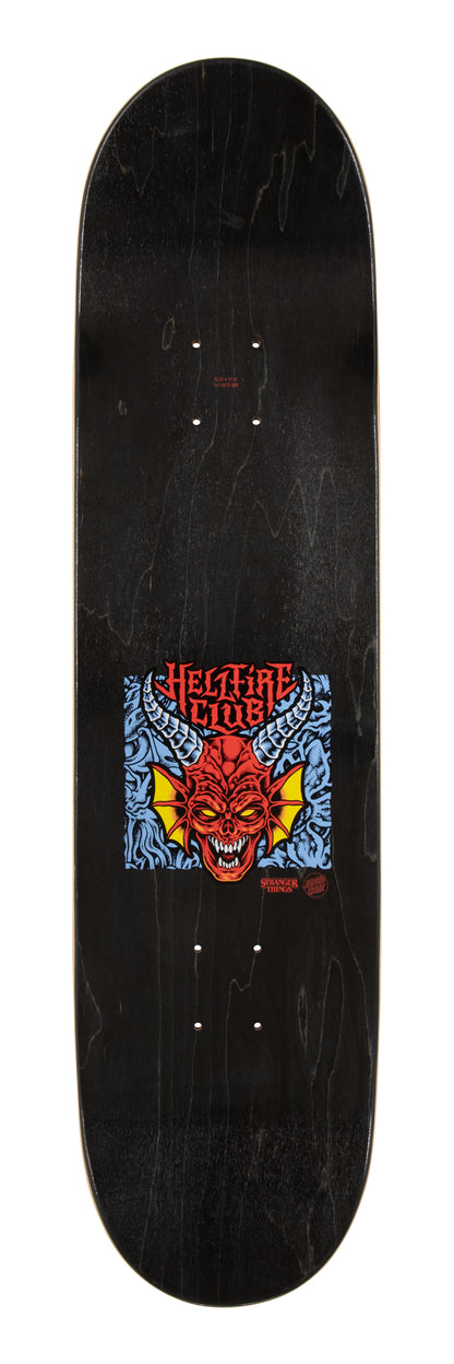 Santa Cruz | 8.25" Stranger Things Hellfire Club Deck (GLOW IN THE DARK)