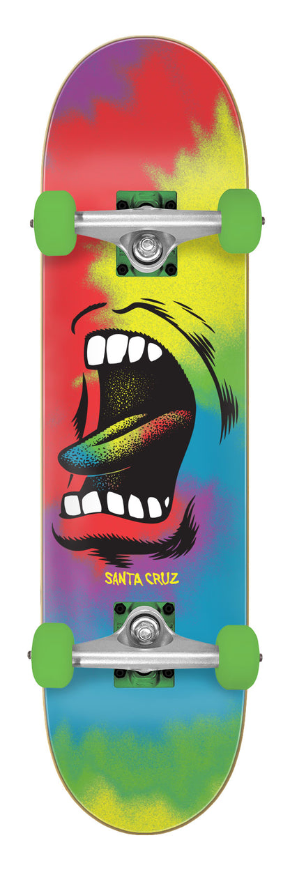 Santa Cruz | 8.0" Big Mouth Die Dye Full Skateboard Complete - Krux Trucks - Oj Wheels