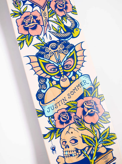Santa Cruz | 8.25" Sommer Tattooed Skateboard Deck