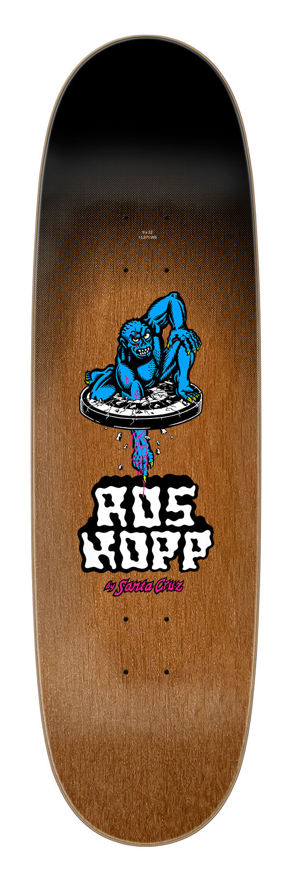 Santa Cruz | 9.0" Roskopp Screaming Arm Skateboard Deck