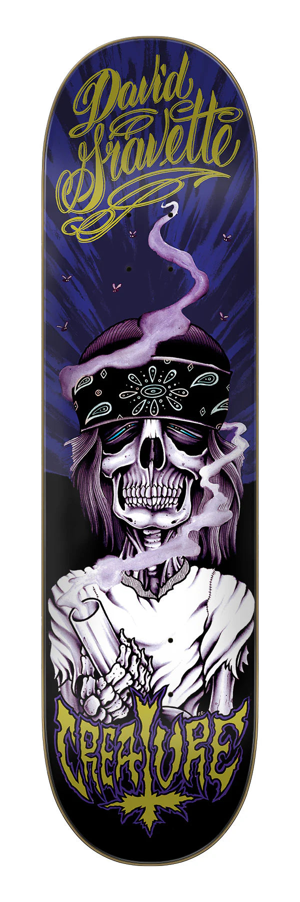 Creature | 8.3" David Gravette Hippie Skull 20th Skateboard Deck