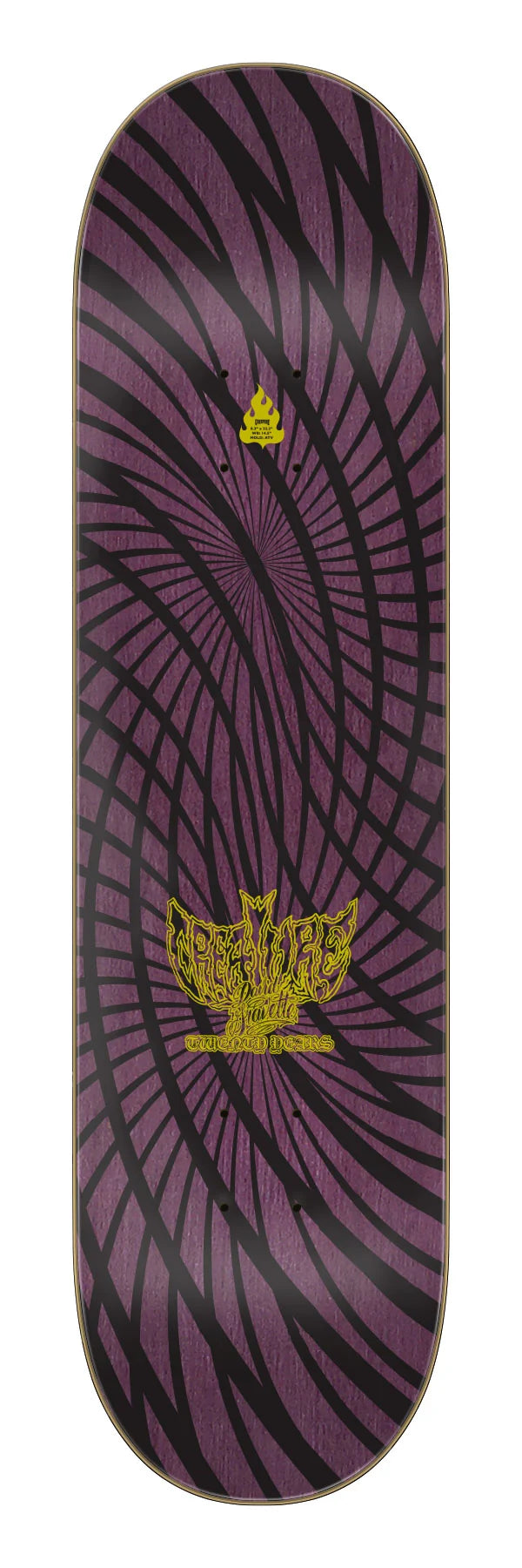Creature | 8.3" David Gravette Hippie Skull 20th Skateboard Deck