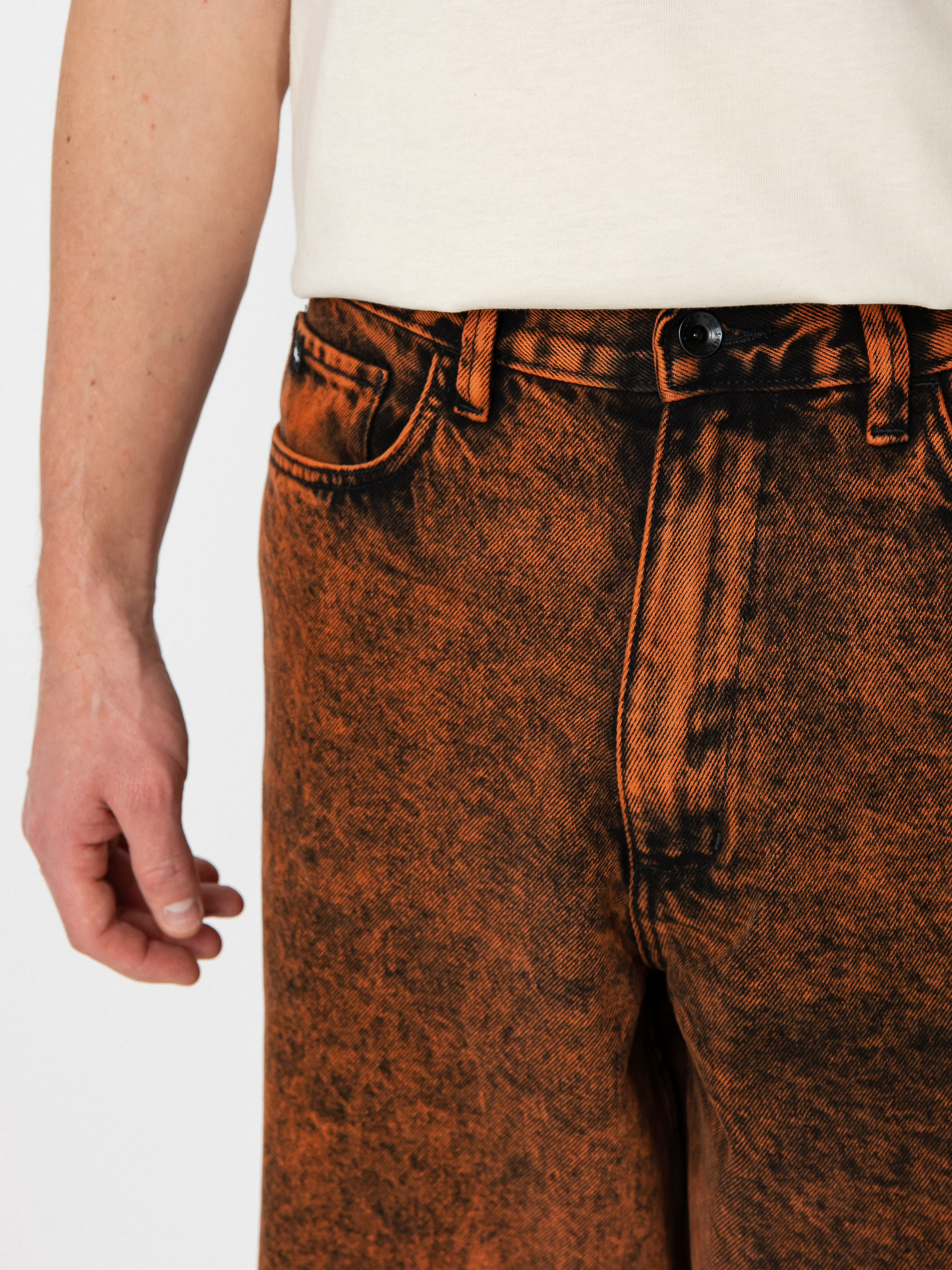 Vans | Covina 5-Pocket Baggy Denim Pant - Scarlet Ibis