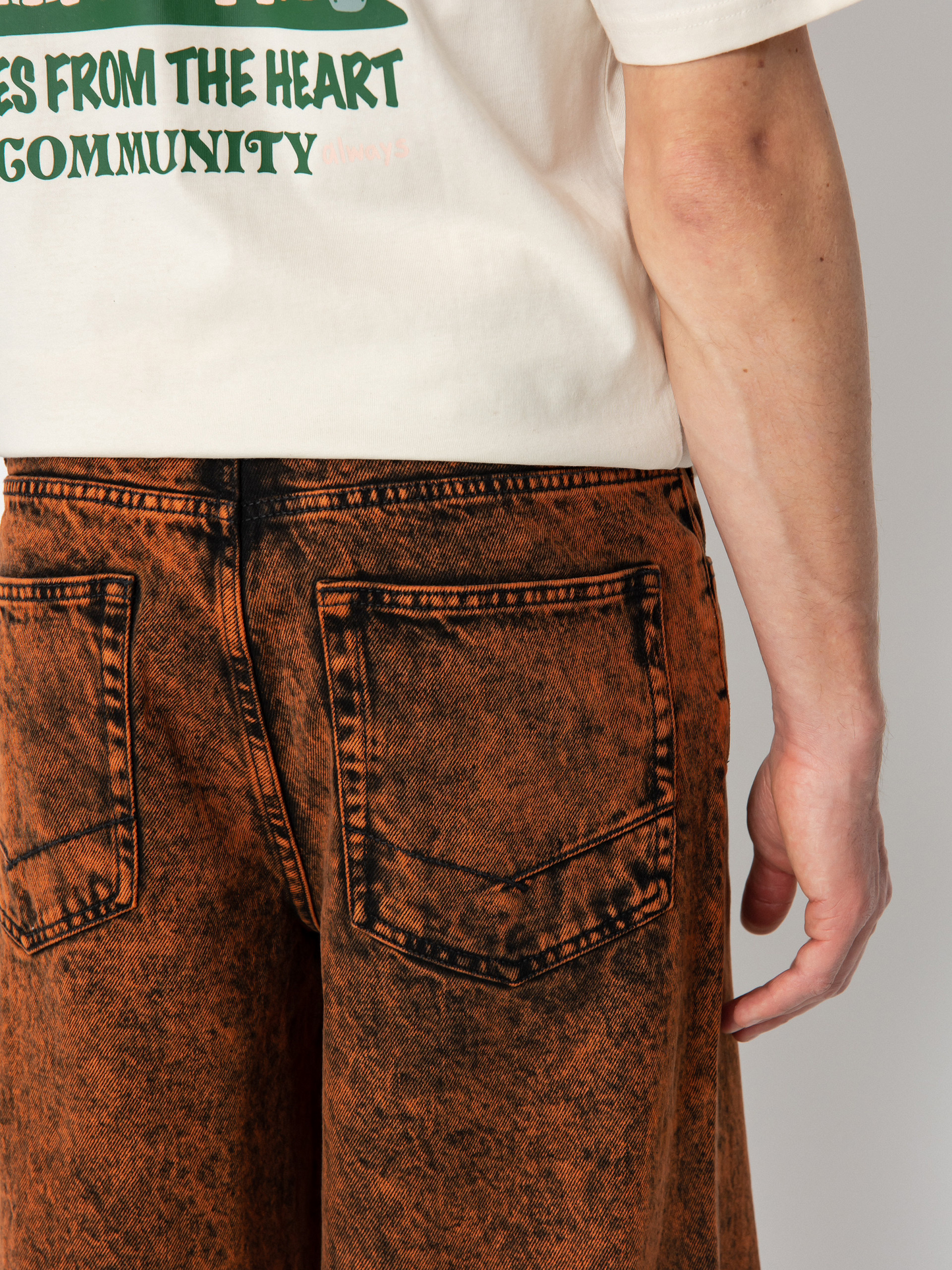 Vans | Covina 5-Pocket Baggy Denim Pant - Scarlet Ibis