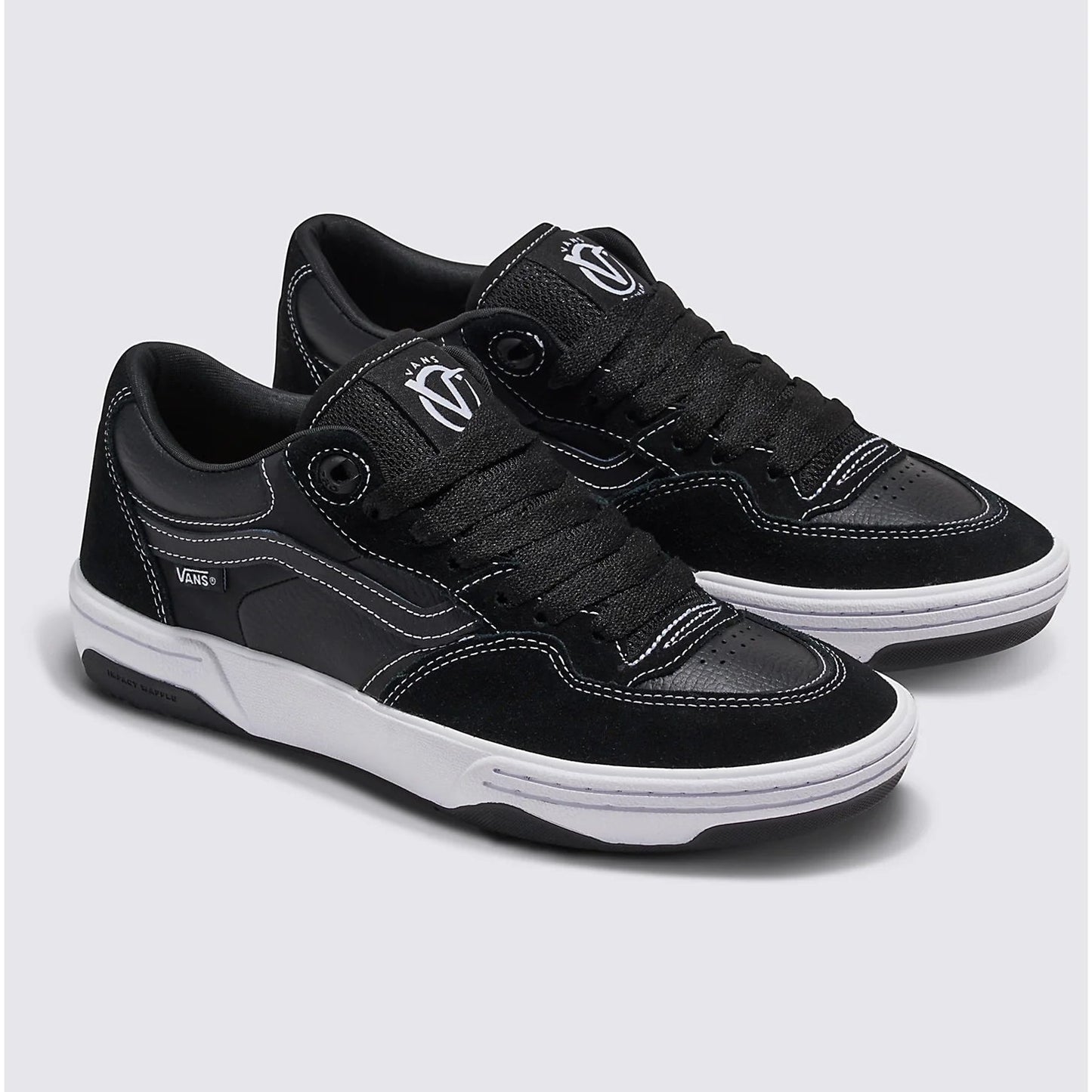 Vans | Rowan 2 - Black/Black Leather/White