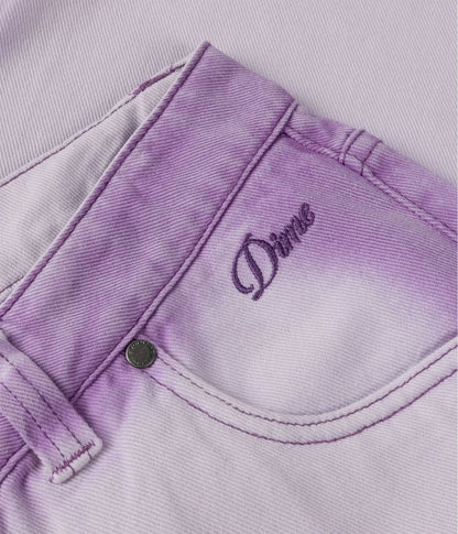 Dime | Classic Relaxed Denim Pants - Violet