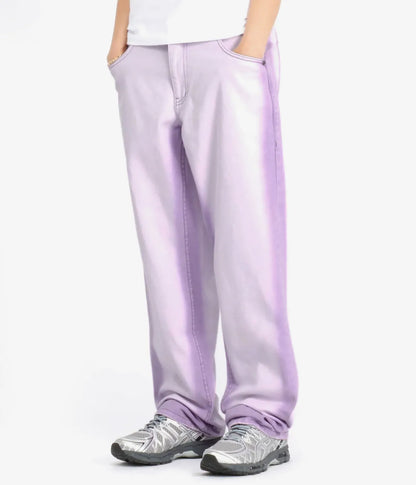 Dime | Classic Relaxed Denim Pants - Violet