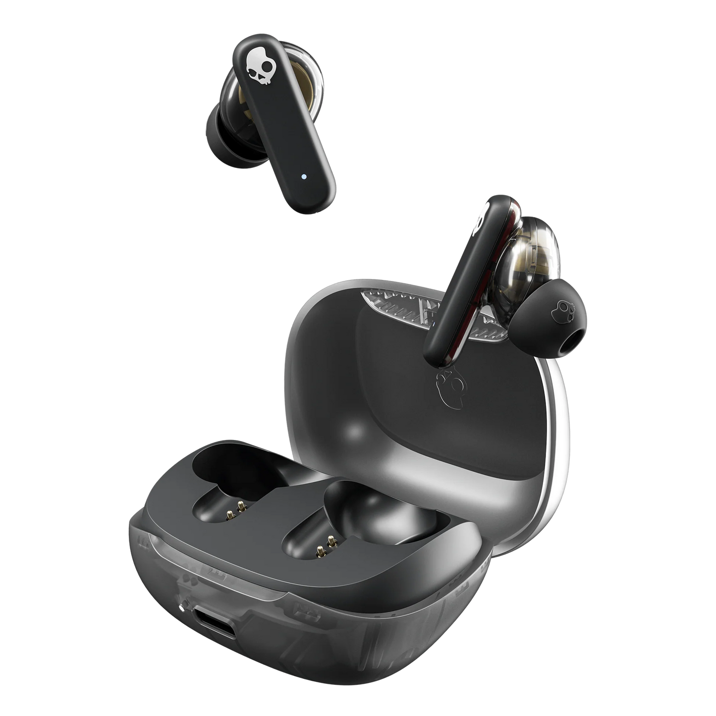 Skullcandy | Smokin' Buds Earbuds - Midnight Smoke Clear